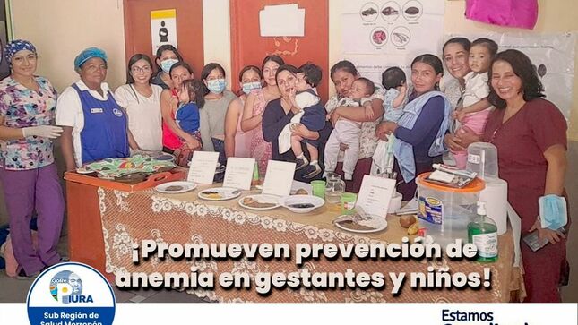 Promueven prevención de anemia en gestantes y niños