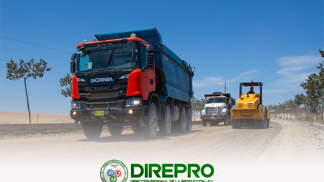 Las labores de construcción del segundo tramo de la carretera en este sector
