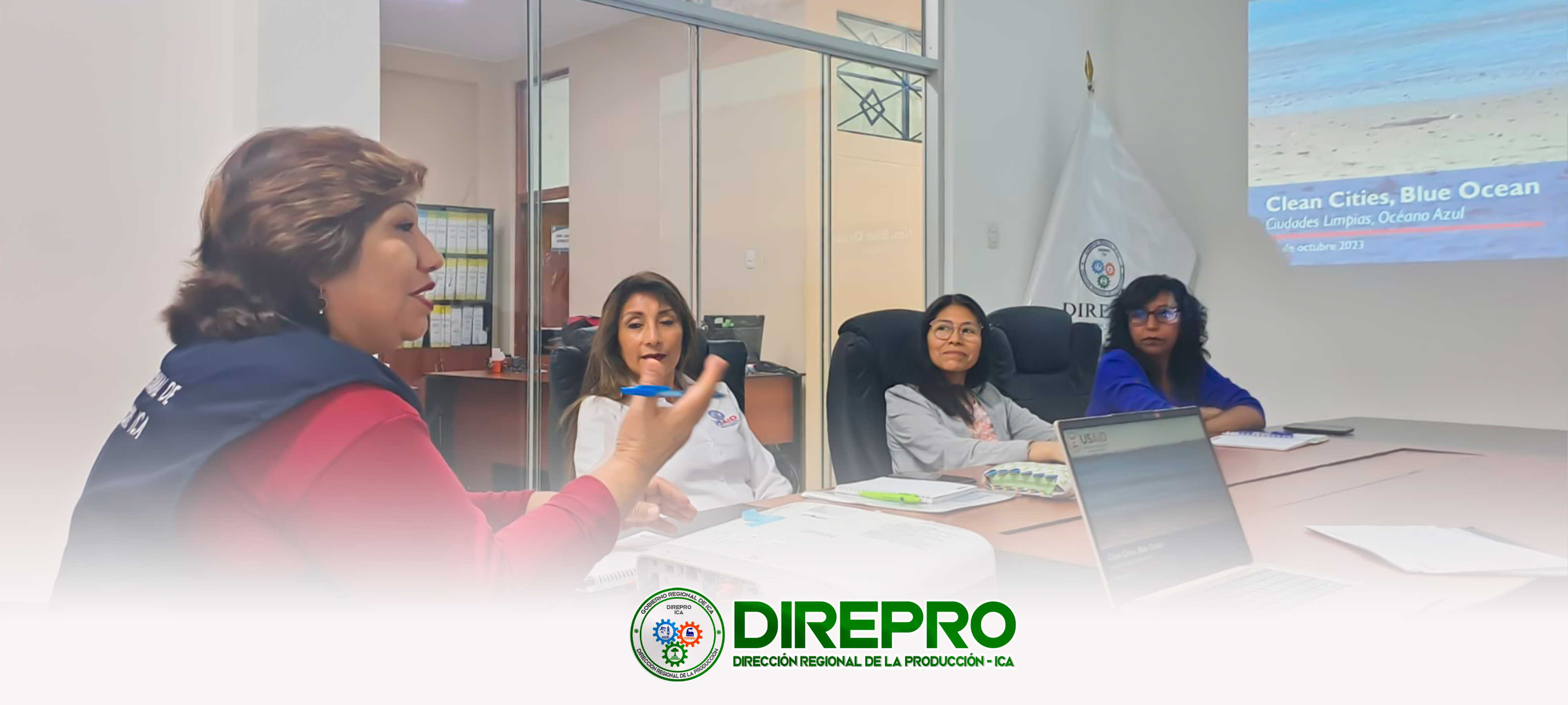 Junto al equipo de la Sub Dirección de Industrias de la DIREPRO ICA sostuvieron una reunión de trabajo con 3 entidades