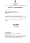 Vista preliminar de documento Aviso de Sinceramiento - 15/07/2021