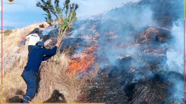 En horas de la mañana de ayer, se reportó un incendio forestal en la Comunidad de Huaccoto, un evento que ha movilizado a las autoridades locales y a la comunidad en general, quienes han trabajado incansablemente para controlar la emergencia.
Desde el momento en que se recibió la notificación del incendio, el personal de Defensa Civil, el serenazgo y personal administrativo de la Municipalidad Distrital de Colquemarca se movilizaron rápidamente hacia la zona afectada. Además, numerosos miembros de la comunidad local se unieron a los esfuerzos para combatir las llamas y proteger el valioso entorno natural de Huaccoto.
Una nota destacable en esta respuesta ha sido la participación activa de los jóvenes pertenecientes al reciente Escuadrón de Control de Incendios de Colquemarca, un grupo capacitado y preparado para enfrentar situaciones de este tipo. Su compromiso ha sido fundamental en los esfuerzos para contener el incendio.
El trabajo conjunto de todos los involucrados ha permitido avanzar significativamente en la contención de las llamas, lo que en horas de la tarde devino en el control de la emergencia. Se llevarán a cabo tareas de monitoreo para prevenir cualquier posible reinicio de las llamas.
Desde la Municipaldiad Distrital de Colquemarca hacemos un llamado a la poblacion a evitar que puedan causar incendios forestales. La prevención es responsabilidad de todos. Juntos cuidemos nuestra naturaleza.
¡Colquemarca, un nuevo comienzo con oportunidades para todos!
Prof. Santos Oviedo Ataucuri - Alcalde
Gestión 2023 – 2026

