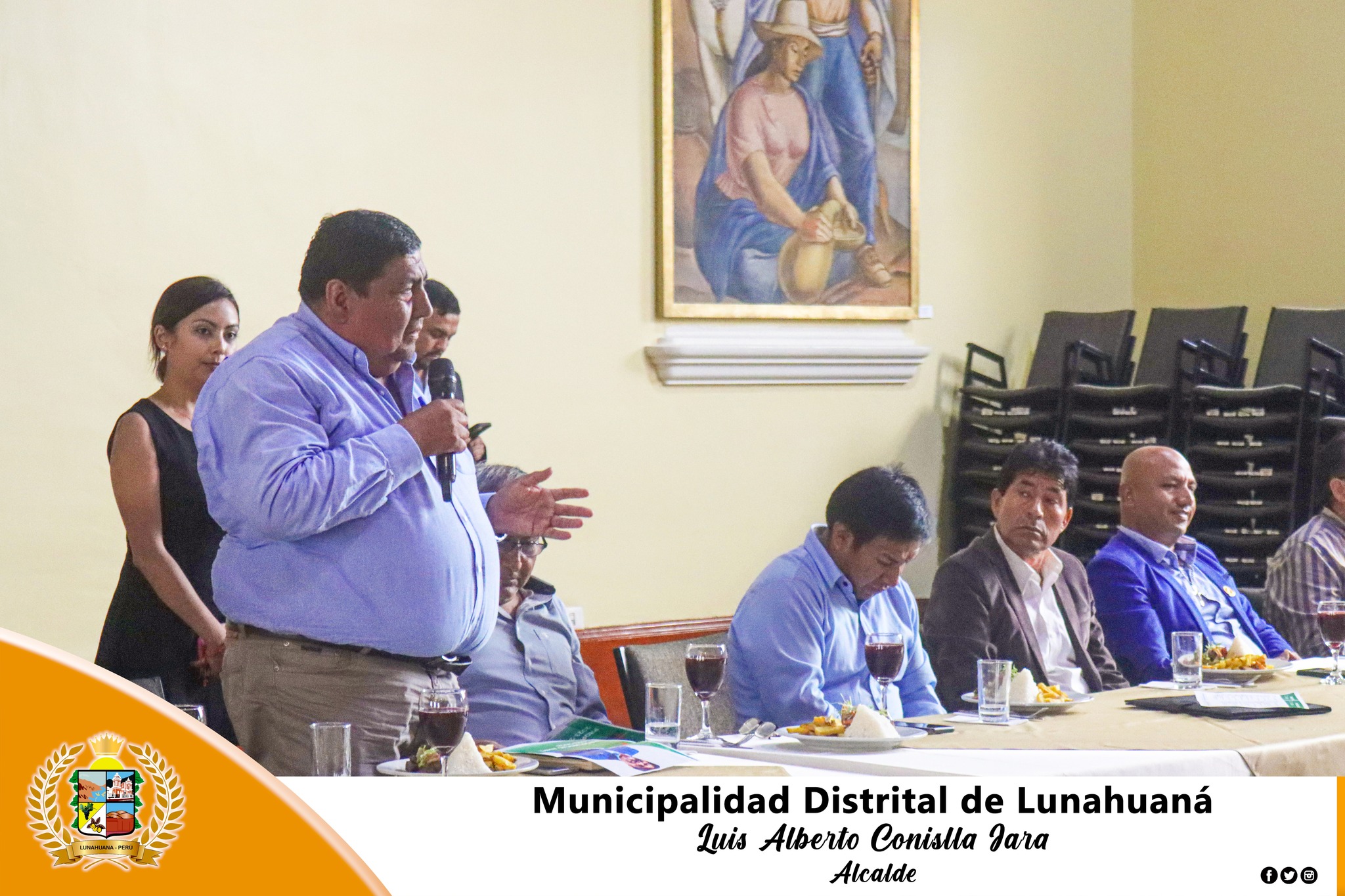 🟠Alcalde de Lunahuaná se reúne con su homologo del Distrito de Miraflores🟠