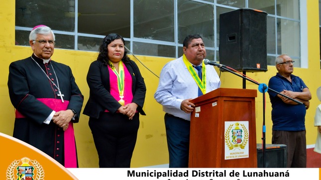 🟠La Entidad Municipal del Distrito de Lunahuaná realizó un homenaje al Señor de los Milagros🟠