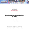 Vista preliminar de documento Directiva DI-023-OPH/004 “Reconocimiento de servidores civiles del RENIEC”, primera versión