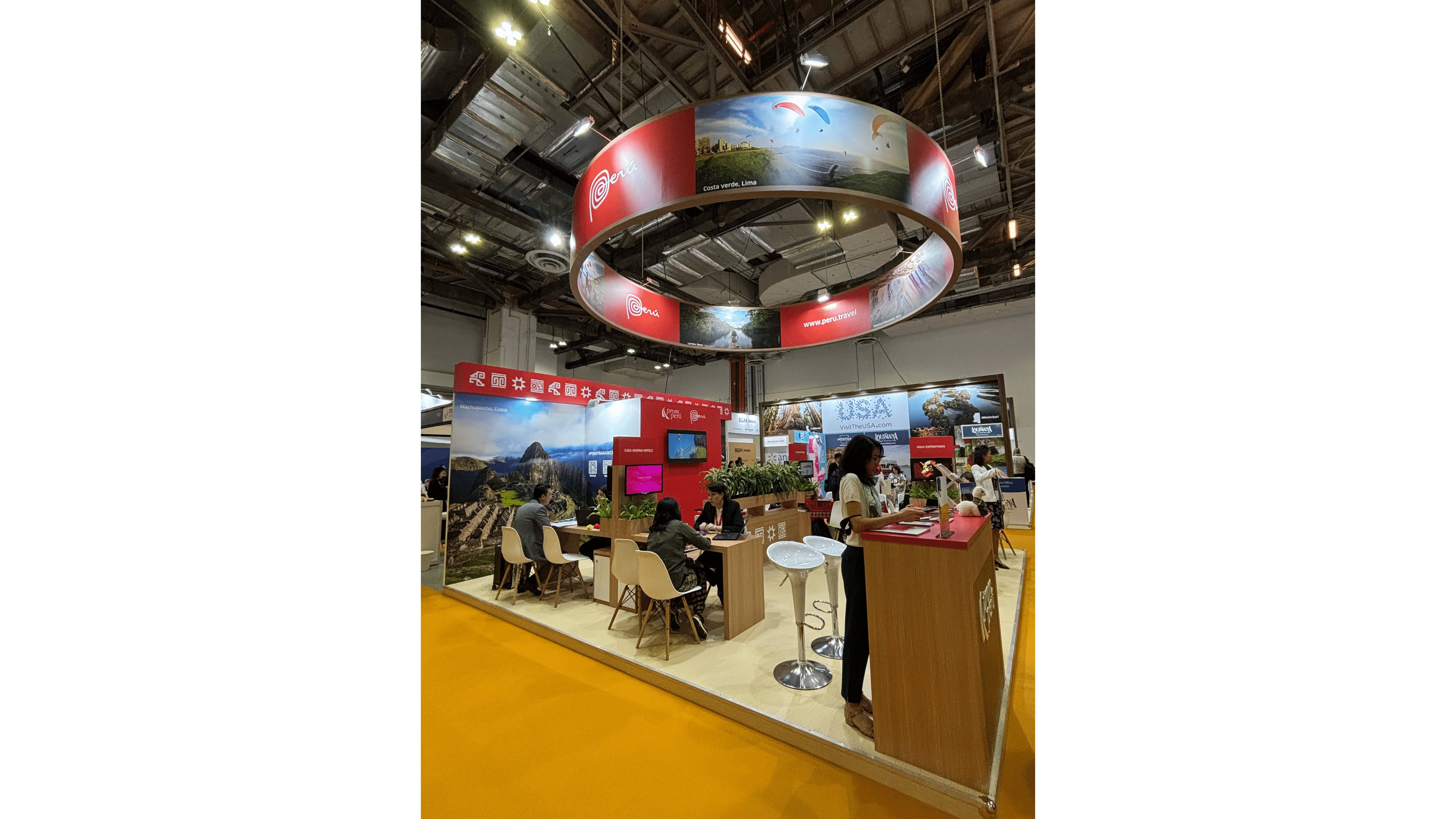 Embajada del Perú en Singapur inaugura pabellón nacional en la Feria Internacional de Turismo ITB Asia 2023
