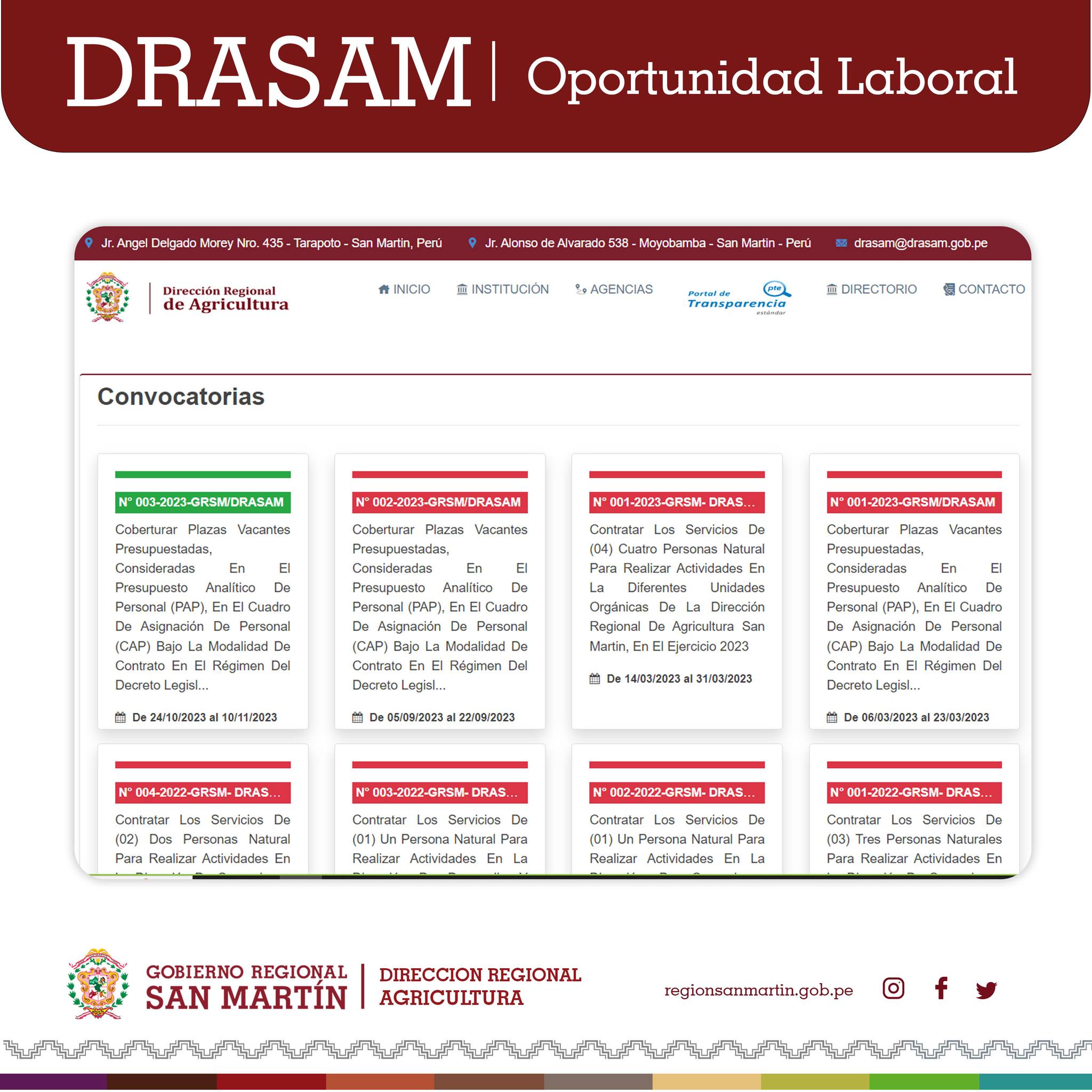 ¡¡Oportunidad Laboral!!