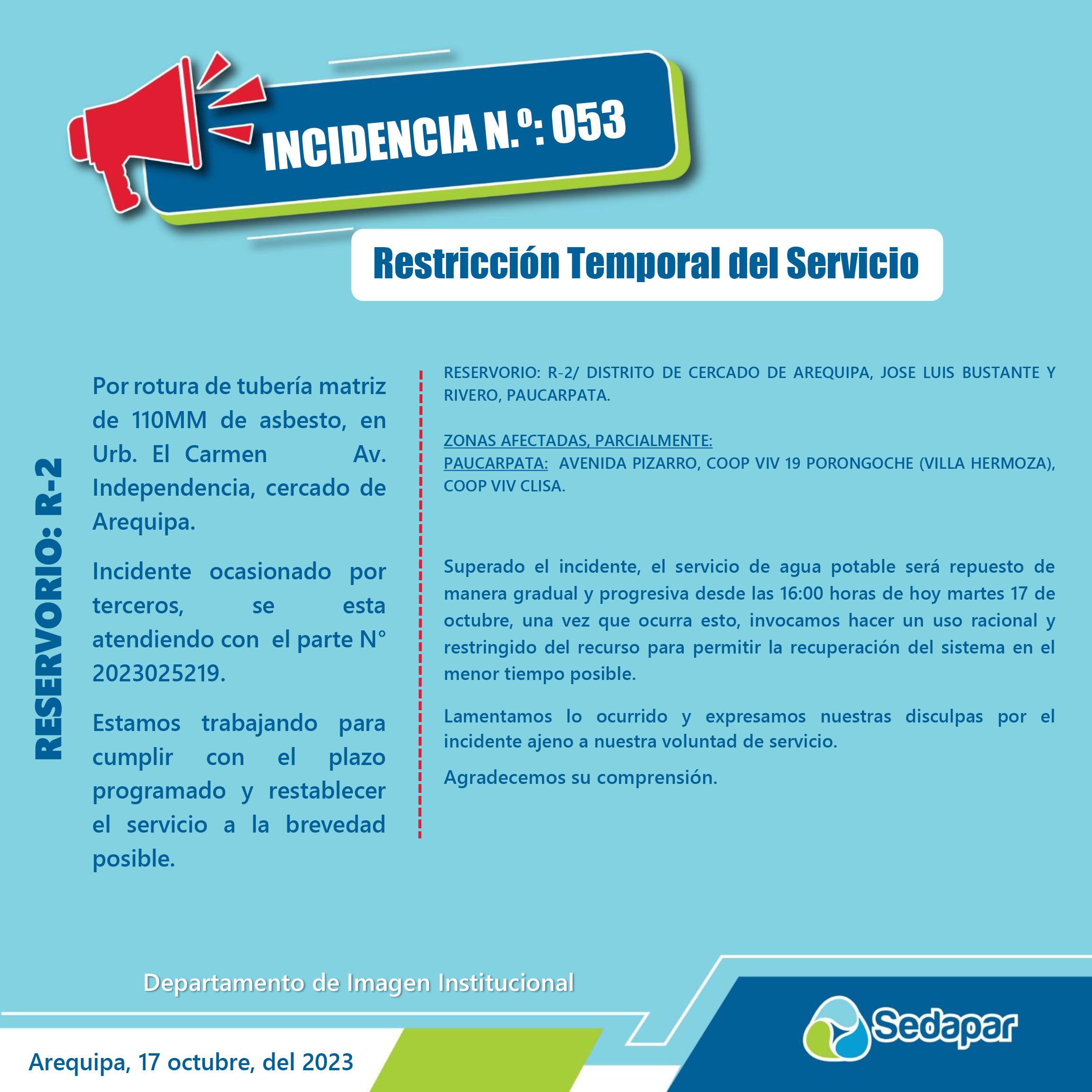 Restricción Temporal del Servicio