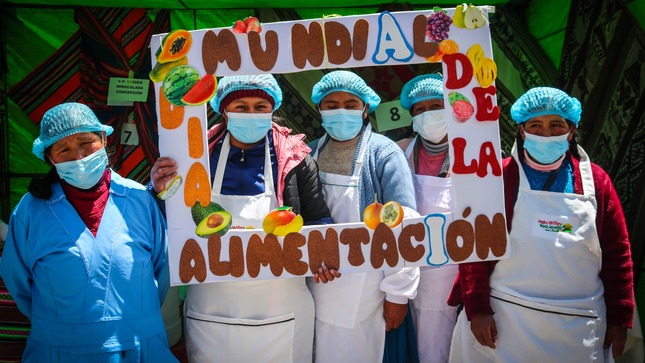 Con éxito se desarrolló la ceremonia por el día mundial de la alimentación