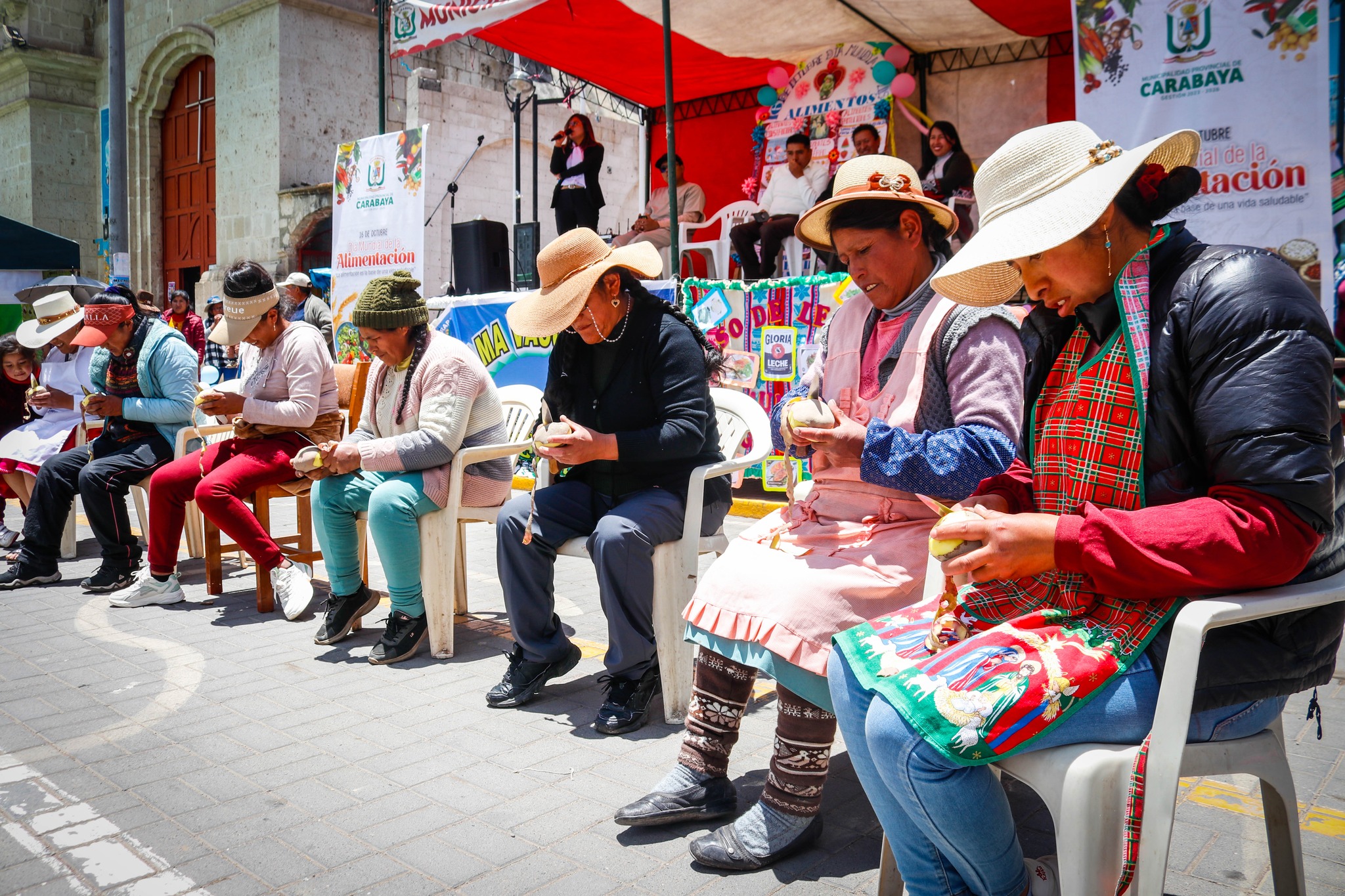 Con éxito se desarrolló la ceremonia por el día mundial de la alimentación