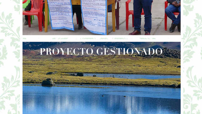 construccion de 4 Qochas en Centro oblado de Huacchua.