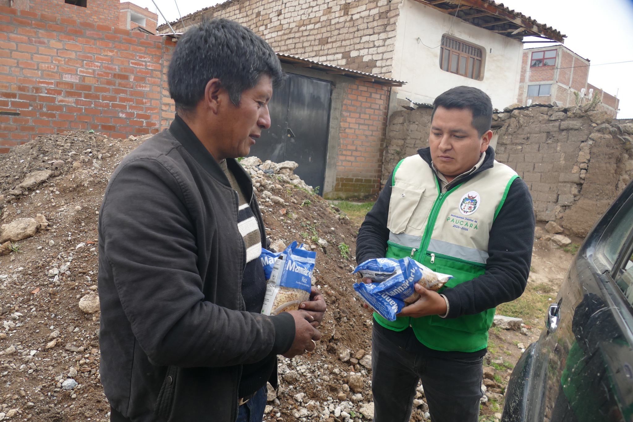 Para un buen desarrollo y crecimiento en los niños Arroz fortificado Manna Pack.