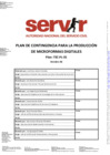 Vista preliminar de documento TSC-PL-05 Plan de Contingencias Producción de Microformas