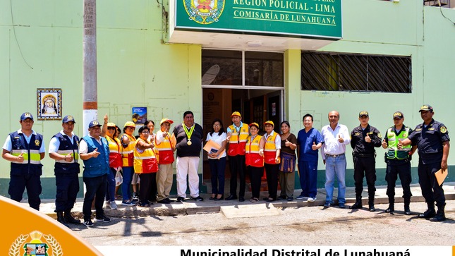 🟠El Distrito de Lunahuaná realizó el Lanzamiento Oficial del Plan General de Operaciones "Vecindario Seguro"🟠