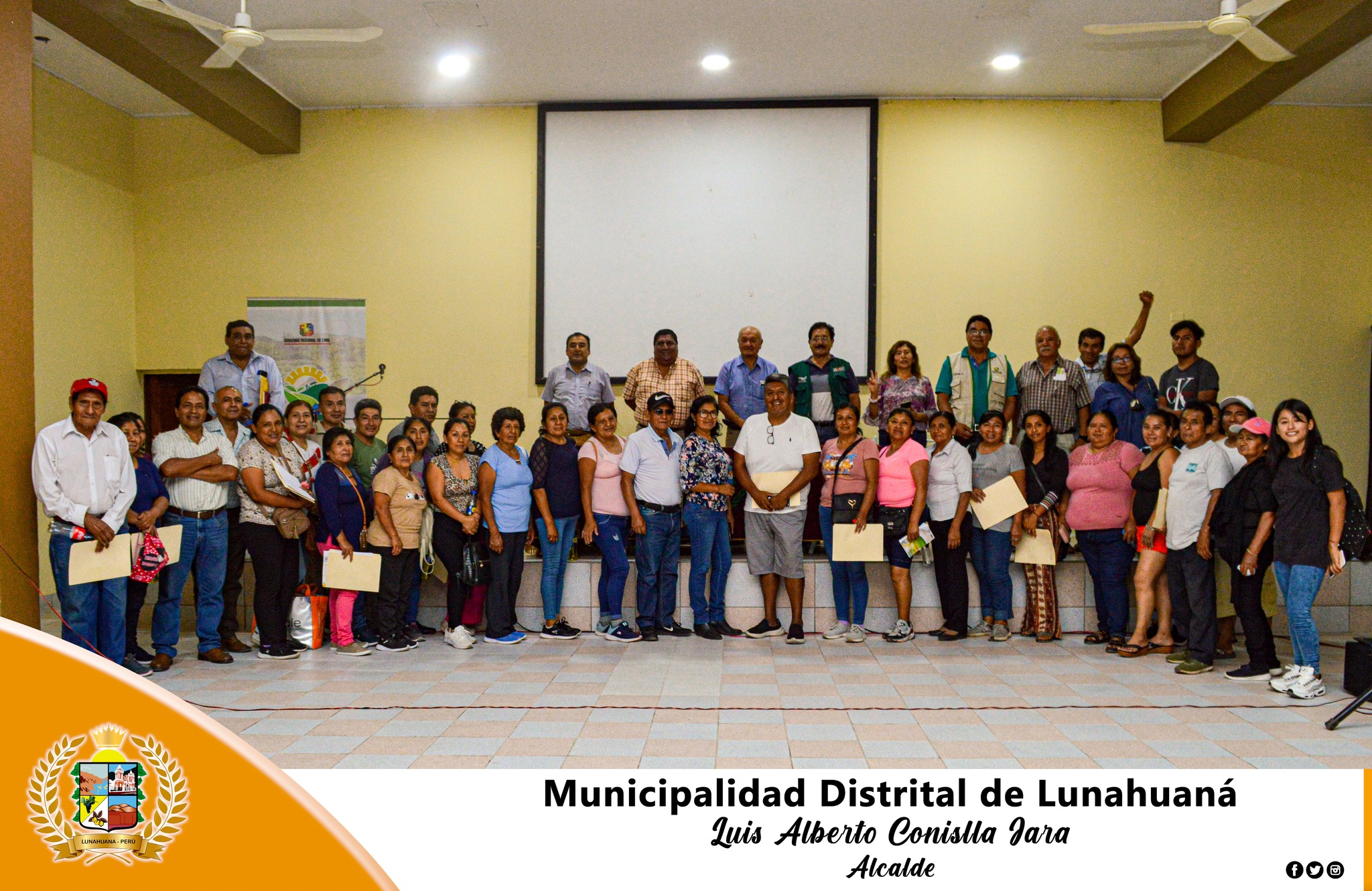 🟠Capacitación de créditos agrarios, fondos concursables y bono fue todo un éxito en el Distrito de Lunahuaná🟠