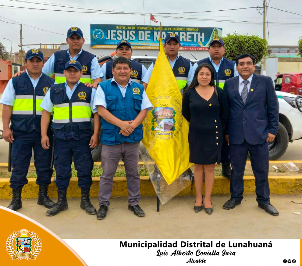 #467AniversariodeCañete | Escolta del Cuerpo de Serenazgo Lunahuaná presente en los 467° Aniversario de la Villa de Sta. María de Cañete