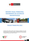 Vista preliminar de documento Informe Trimestral de Reglas Fiscales 3T2023