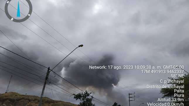 Identificando responsables de nube negra de humo  producto de quema de caña de azúcar