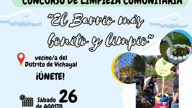 Concurso de Limpieza Comunitaria "El Barrio más bonito y limpio"