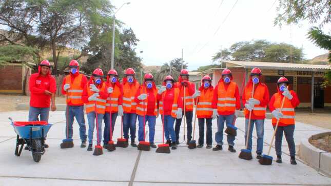 Labores de limpieza, mantenimiento y acondicionamiento del espacio público. 