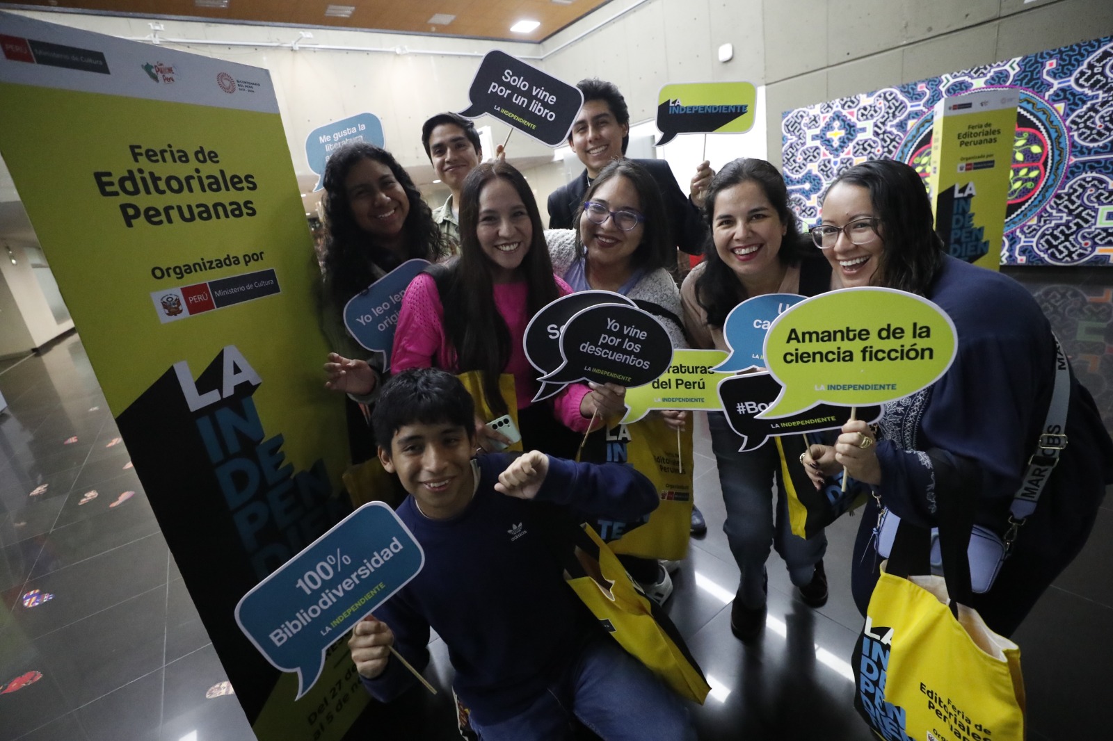 Ministerio de Cultura inauguró la sexta edición de La Independiente. Feria de Editoriales Peruanas. Lima