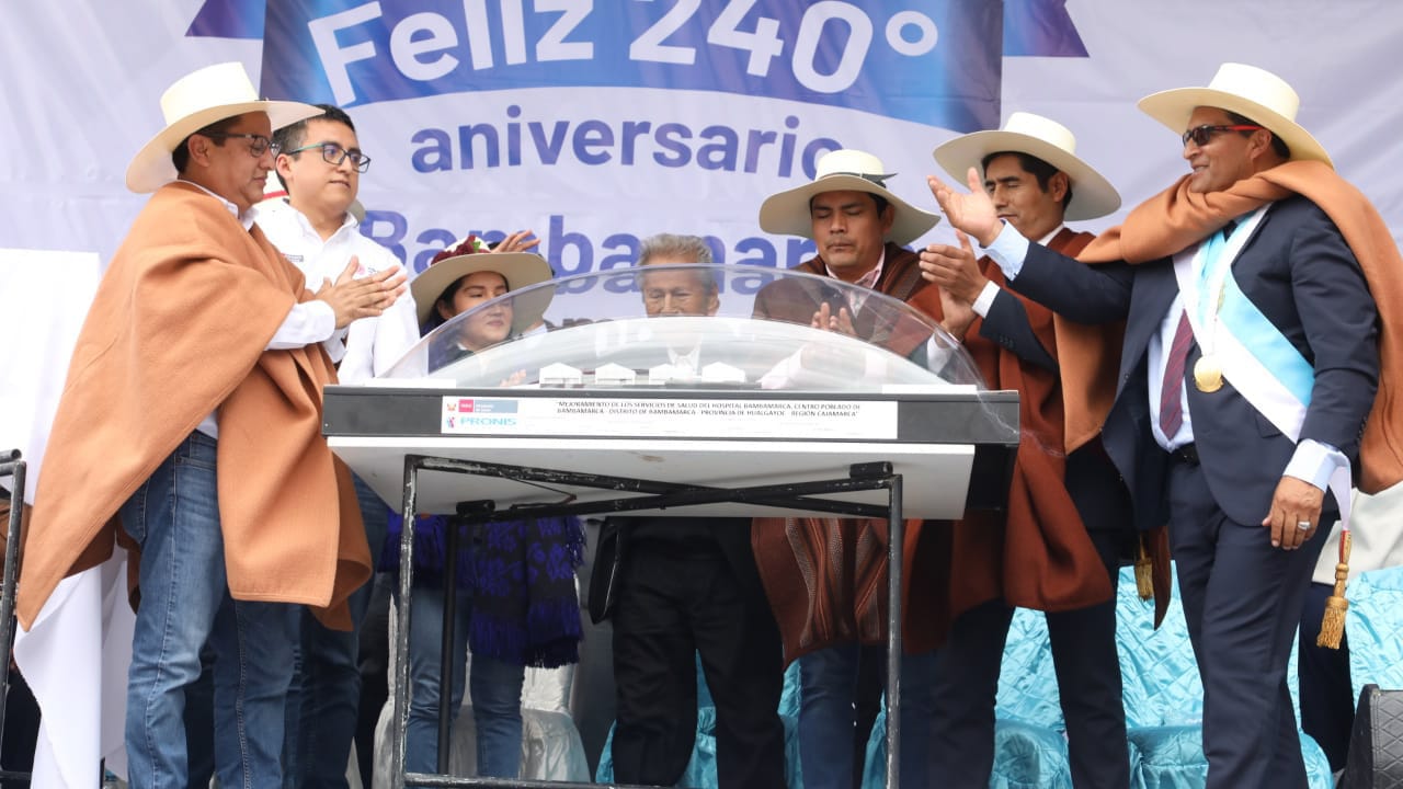 Multitudinaria actividad y de salud en Cajamarca