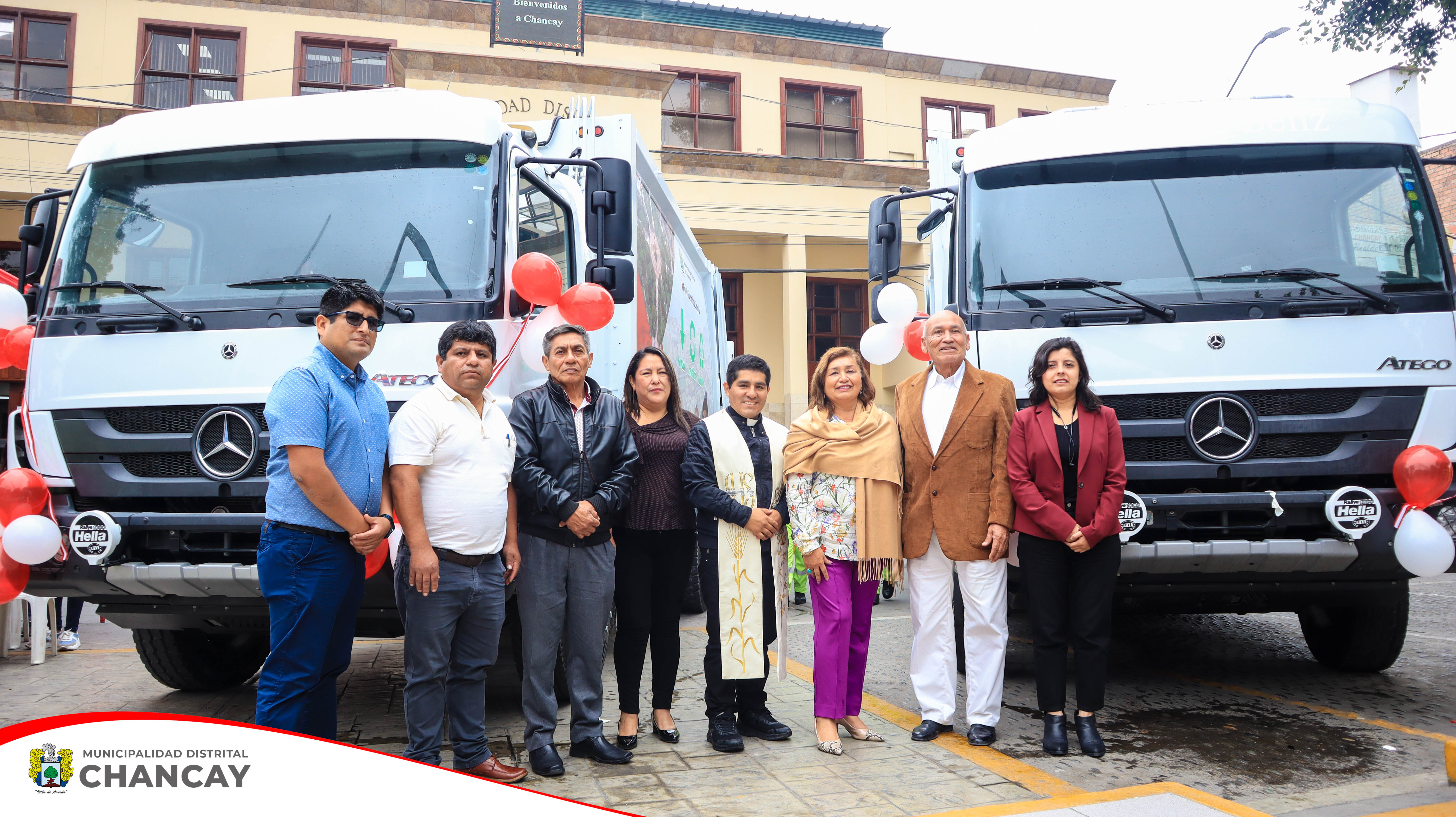 Con esta adquisición, se incorporan dos nuevos camiones compactadores de 20 metros cúbicos cada uno, de la reconocida marca Mercedes Benz.