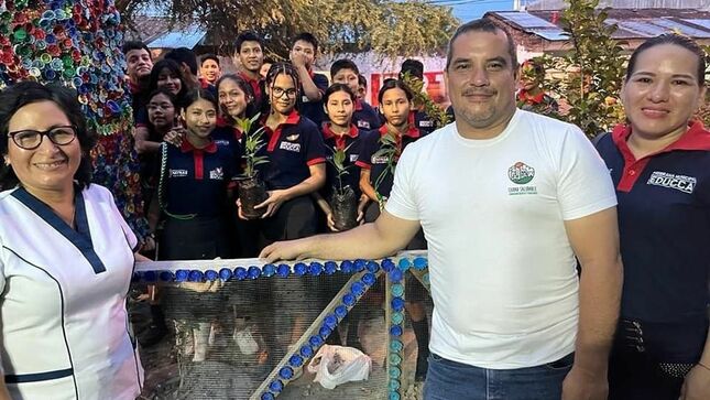 arborización y reforestación en el colegio Silfo Alván