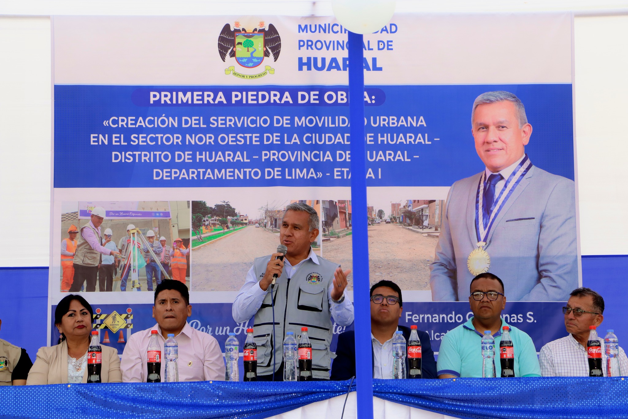 Alcalde oficializΓ³ el inicio de la esperada obras de pistas y veredas para FONAVI