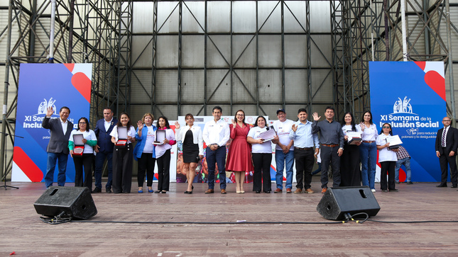 Madres cuidadoras y socias de cocina de Cuna Más son reconocidas por el Midis en clausura de la XI Semana de la Inclusión Social