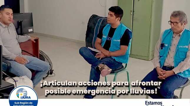 Articulan acciones para afrontar posible emergencia por lluvias