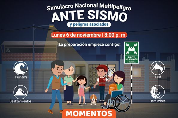 SIMULACRO NACIONAL MULTIPELIGRO ANTE SISMO Y PELIGROS ASOCIADOS