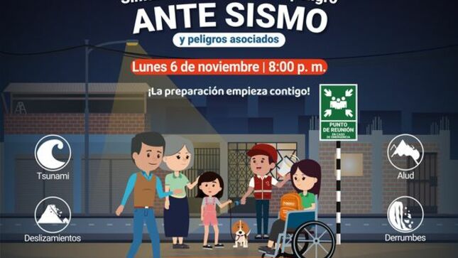 SIMULACRO NACIONAL MULTIPELIGRO ANTE SISMO Y PELIGROS ASOCIADOS