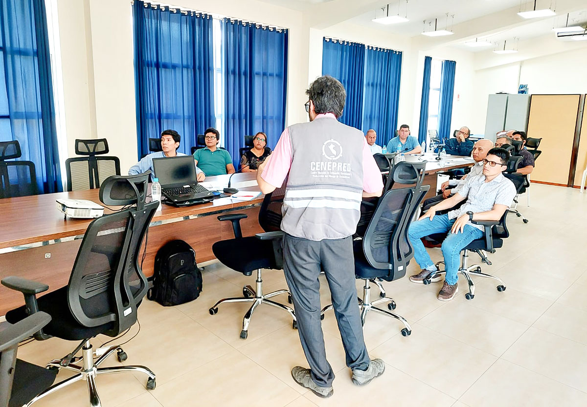 Brindamos asesoramiento técnico al Grupo de Trabajo para la GRD de la Universidad Nacional de Jaén