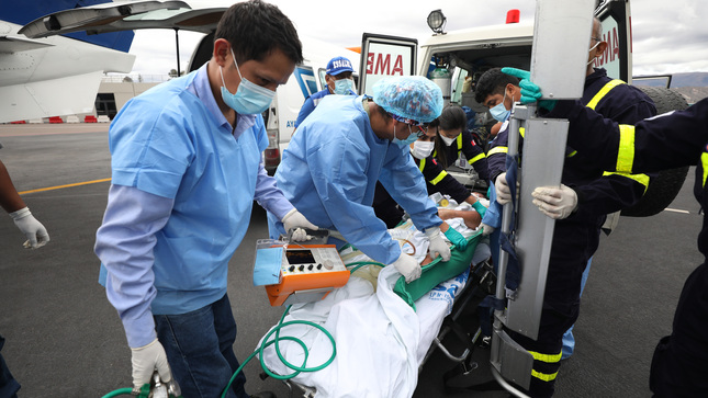 EsSalud trasladó a 239 pacientes con ambulancias aéreas en sólo 7 meses