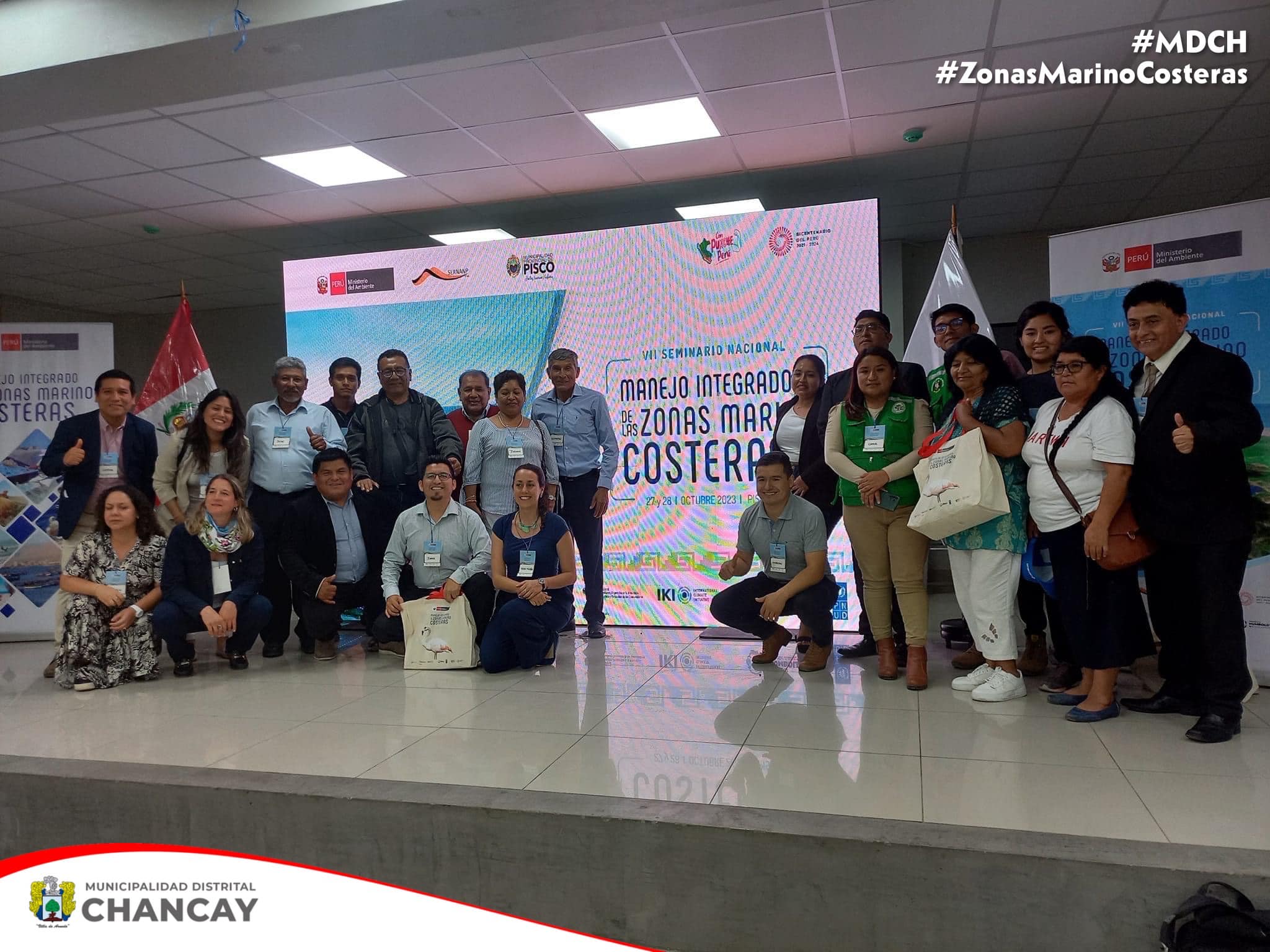 Este seminario tuvo como objetivo central fortalecer las capacidades de los actores involucrados en la gestión de las zonas marino costeras del Perú.