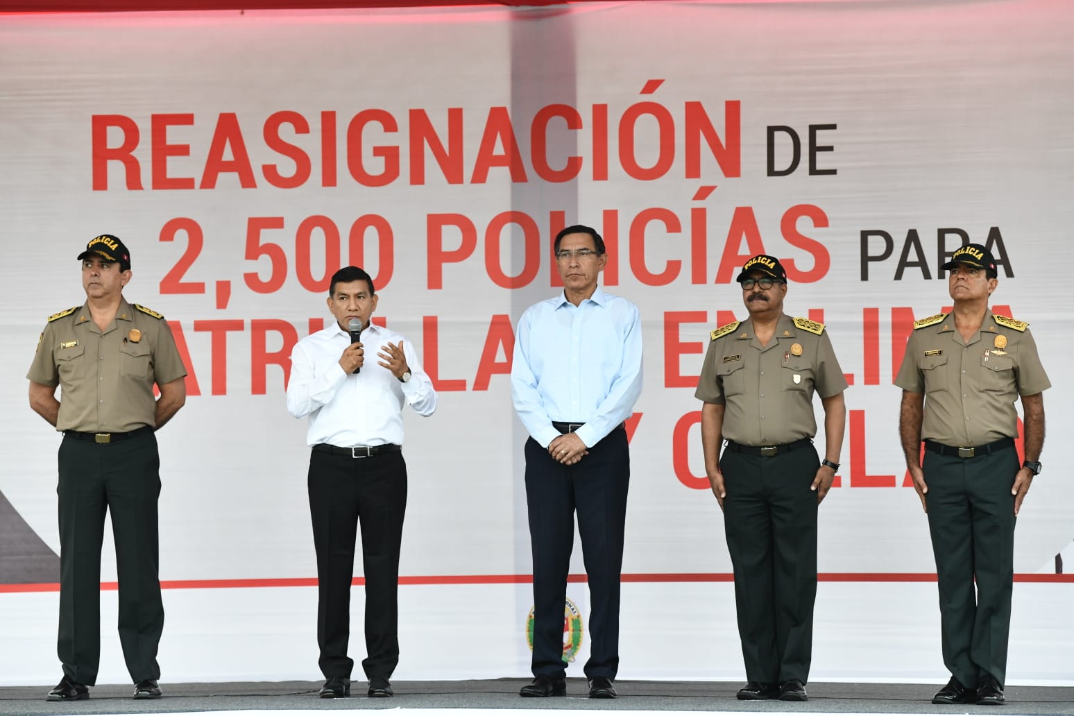 Más de 2,400 policías se suman al patrullaje preventivo en Lima y Callao.