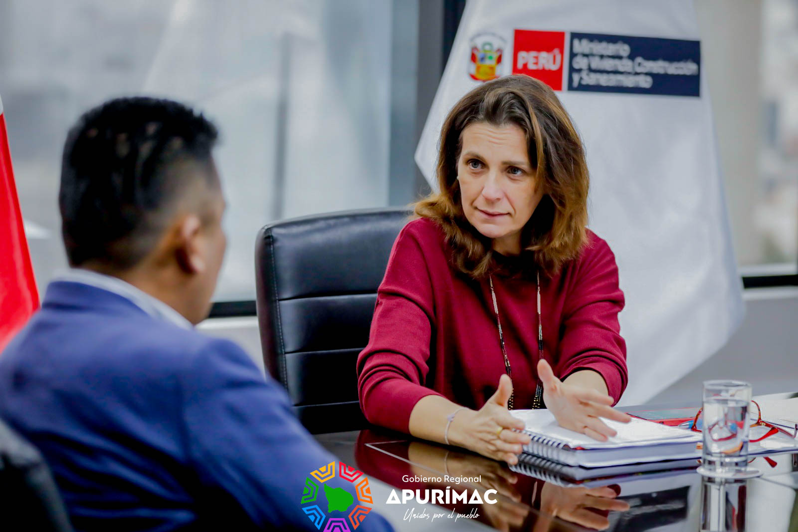 Gobernador Regional Percy Godoy se reunió con ministra de vivienda para destrabar proyectos de agua potable y alcantarillado
