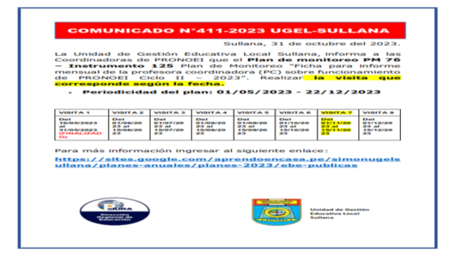 Comunicado Nº411-2023