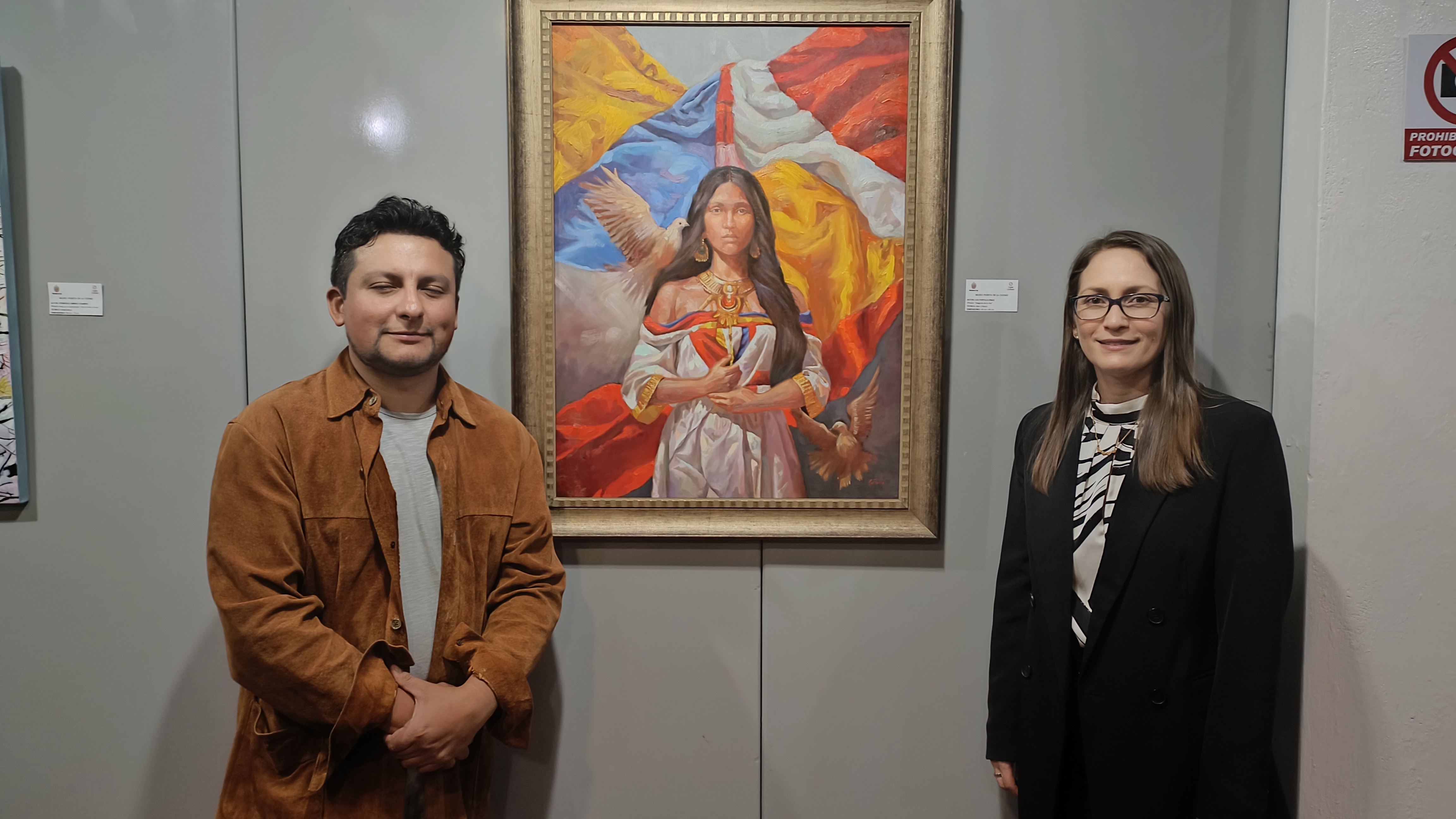Artistas plásticos peruanos presentes en Exposición Binacional de Pintura en Loja - Ecuador