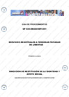 Vista preliminar de documento Guía de Procedimientos GP 024-DRIAS/SDFI-001 “Servicios Registrales a Personas Privadas de Libertad” primera versión