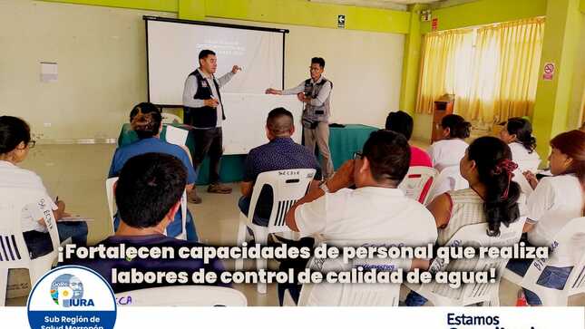 Fortalecen capacidad de personal que realizan labores de control de calidad de agua