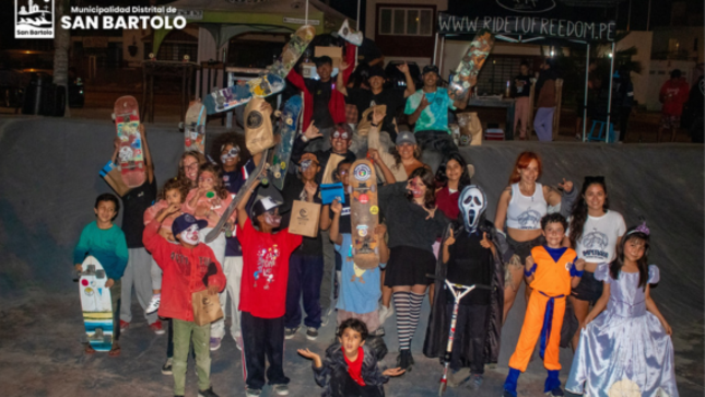 Les compartimos momentos de alegría y adrenalina vividos en el SK8 Day, realizado en la Poza del Skate Park de San Bartolo.