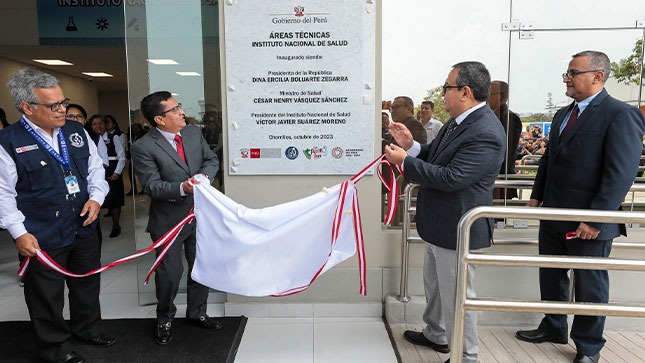 Minsa inauguró en Chorrillos edificio para la investigación y vigilancia de las enfermedades