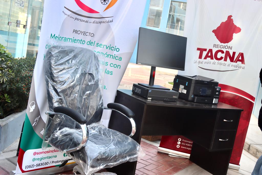 GRT Tacna inicia equipamiento de oficinas municipales que atienden a personas con discapacidad