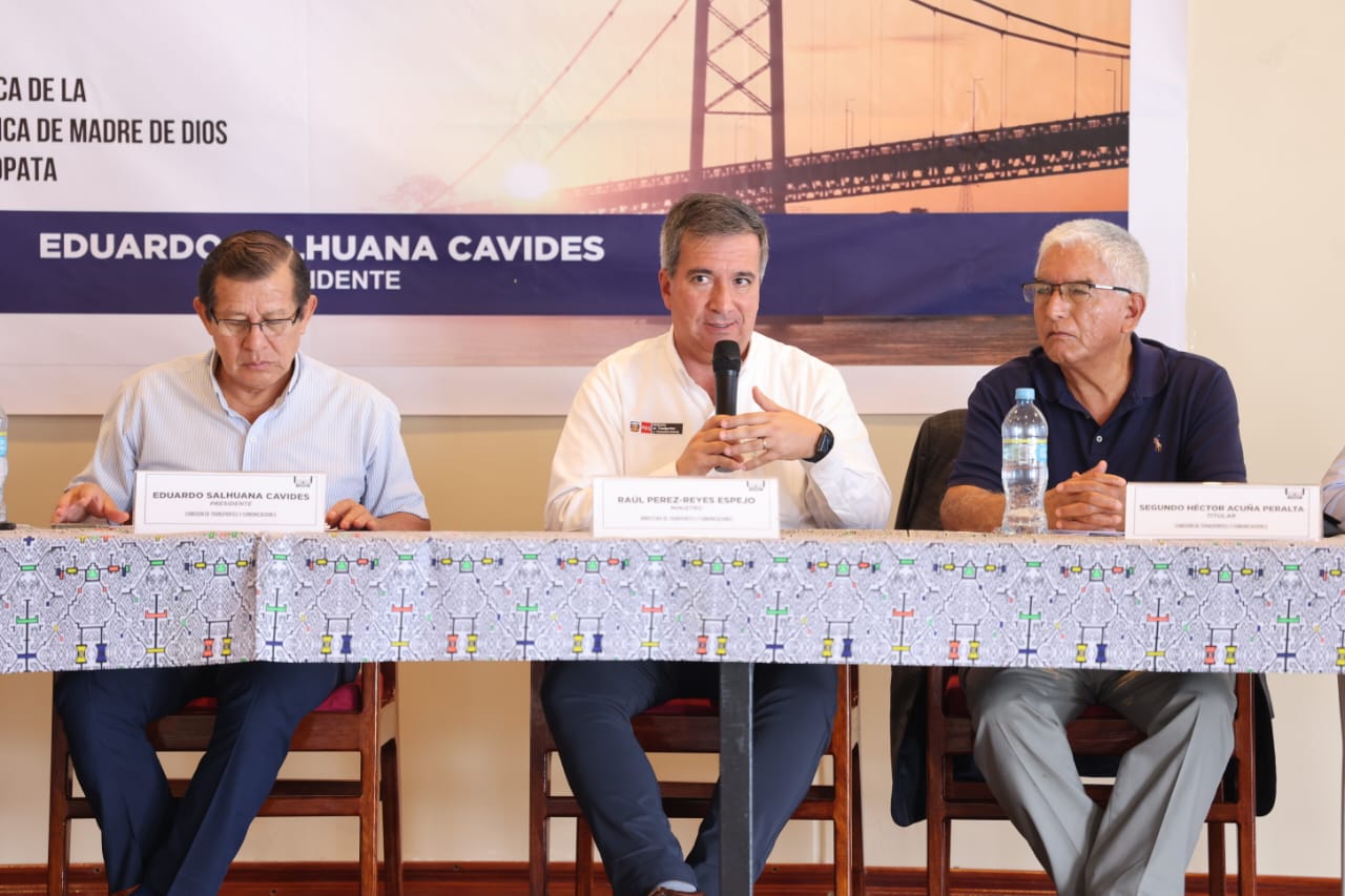 MTC impulsa intervenciones para mejorar carreteras de Madre de Dios
