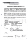 Vista preliminar de documento CERTIFICADO DE REGISTRO SANITARIO N 105 SGD 