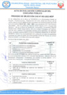 Vista preliminar de documento Acta de Evaluación Curricular del Concrurso Público Cas Nº 003-2023--MDP