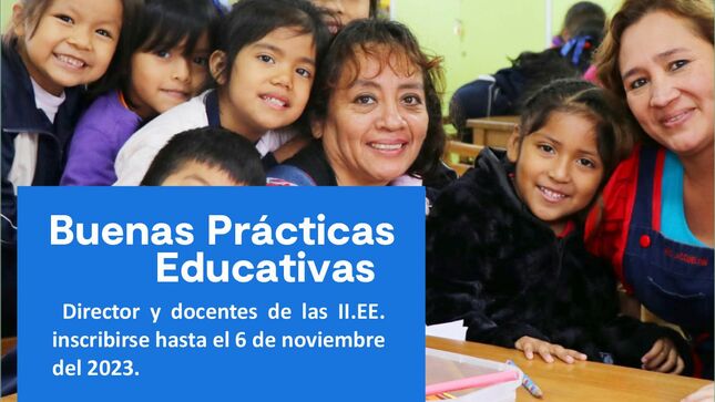 Inscripción de Buenas Prácticas de la DRELM – UGEL 01