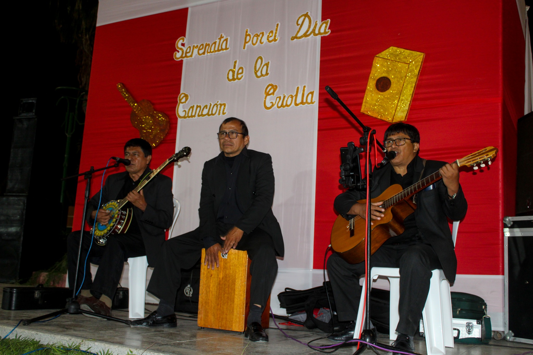 La serenata fue un homenaje a nuestra música criolla, que es parte de nuestra identidad y cultura. 