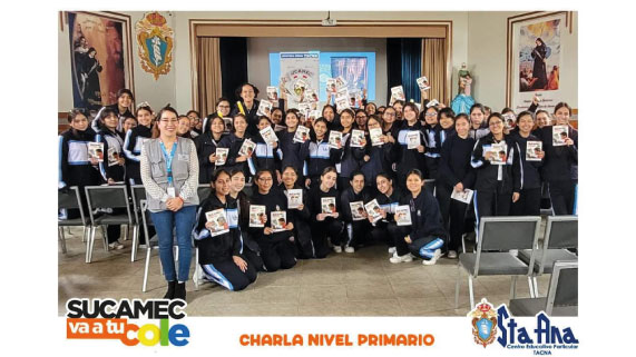 Tacna: Cerca de 2 mil escolares recibieron las charlas de sensibilización “Sucamec va a tu cole: Las armas no son un juego”